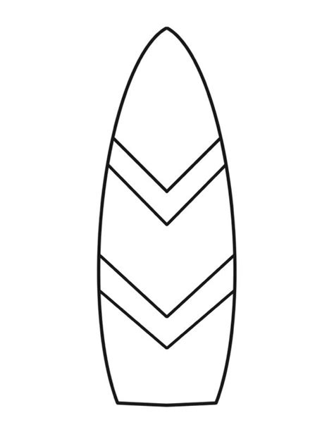 Free Printable Surfboard Templates For Crafts