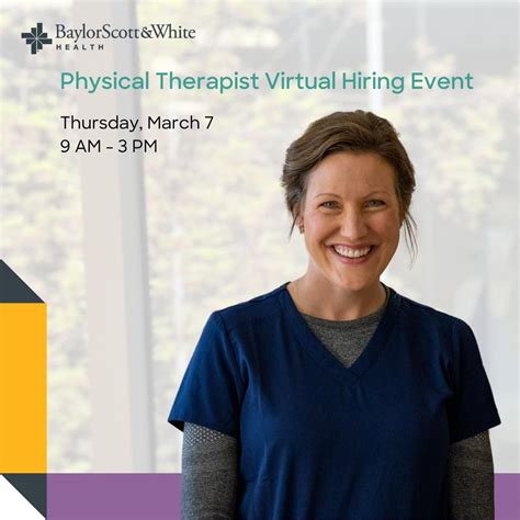 Tyler Johnson On Linkedin Physical Therapists And Pt Assistants Join Us At Our Virtual Hiring