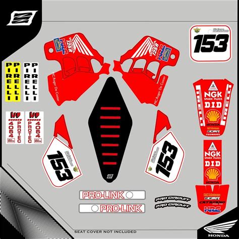 Custom graphics HONDA CRF 450 R Lamination type Standard