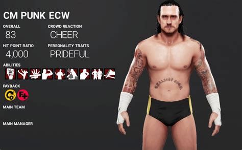 (Download now!) CM Punk ECW - WWE - PS4 - CAWs.ws