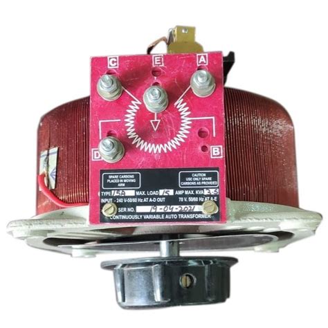 15 A Open Type Variable Auto Transformers Single Phase At ₹ 3300 In Noida