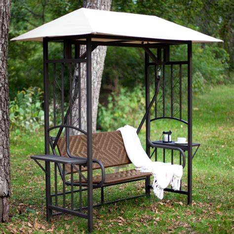 3 Person Canopy Porch Swing In 2020 Patio Gazebo Pergola Patio