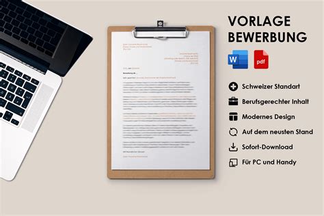 Vorlage Bewerbung Schnupperlehre FABE Schweiz 2025