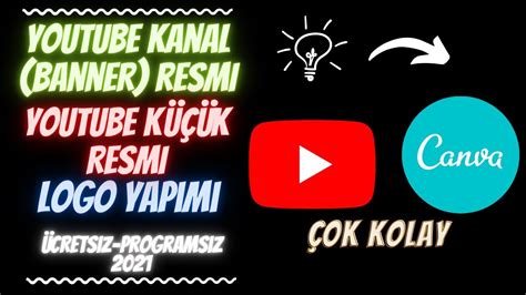 Youtube Banner K K Res M Logo Nasil Yapilir Cretsiz Programs Z