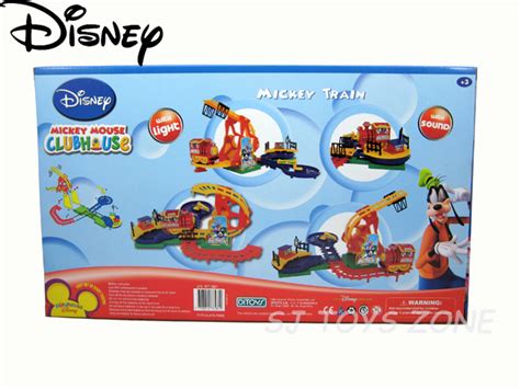 Disney Mickey Mouse Club House Train Set with Track/Rail, Choo Sound