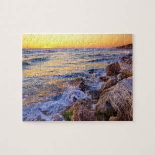 Beach Scene Jigsaw Puzzles | Zazzle