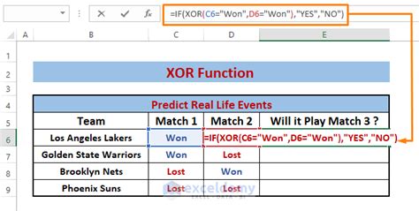 How To Use Excel Xor Function 5 Suitable Examples Exceldemy