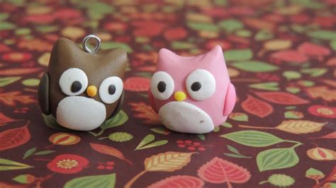 Simple Polymer Clay Owl Tutorial Polymer Clay Owl Clay Owl Polymer Clay Crafts