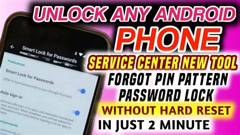 How To Unlock Locked Android Phone Forgot Password •reset Phone Without Password Without Data