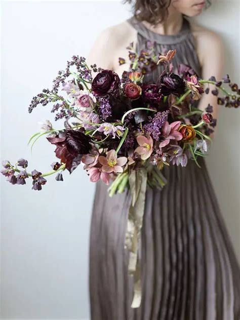 20 Gorgeous Dark Moody Bouquets We Re Loving One Fab Day Winter