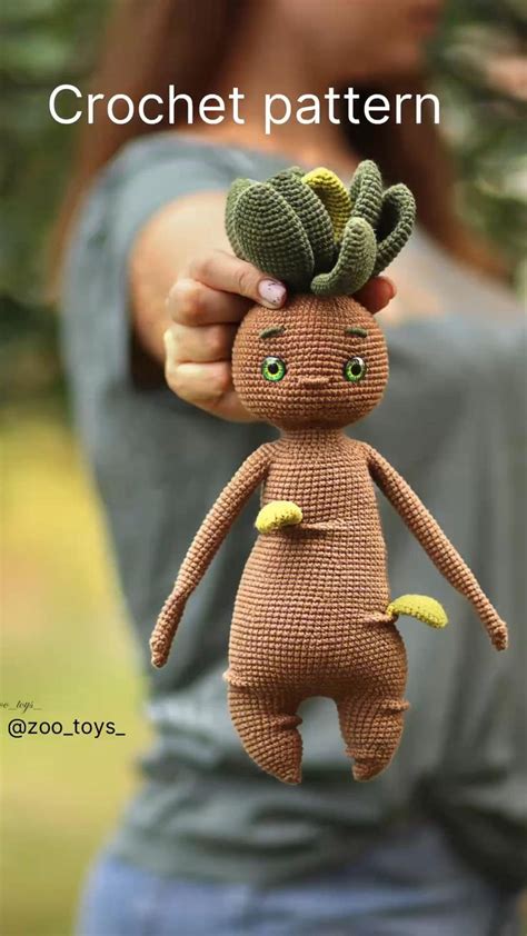 Crochet Mandrake Pattern Monsters Crochet Pattern Crochet Screaming