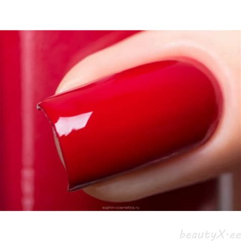 Sophin Red With Cold Tint Nail Polish Ml Beautyx Ee