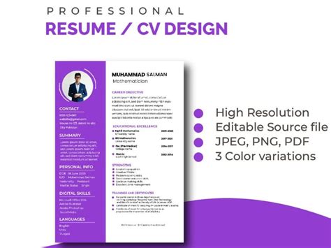 A professional resume design tailored to your next job | Upwork