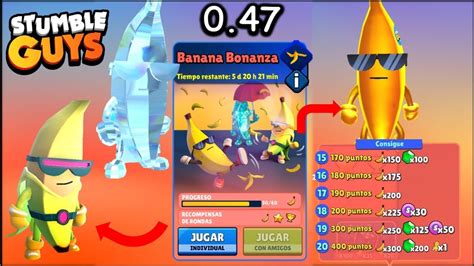 Evento Banana Bonanza Stumble Guys En Vivo Version Youtube