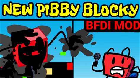 Friday Night Funkin New Vs Pibby Blocky Corrupted Bfdi Unused Secret