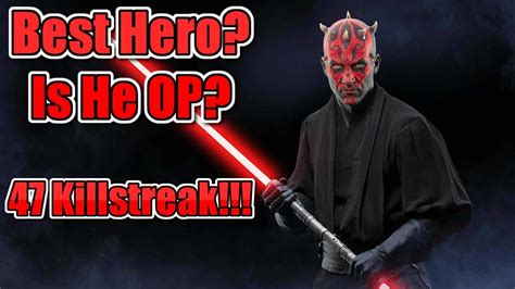 Kill Streak With Darth Maul No Epic Cards Star Wars Battlefront