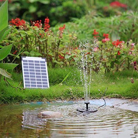 Aisitin Fontein Op Zonne Energie W Ingebouwde Mah Batterij