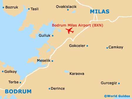 Milas-Bodrum Airport Information: Bodrum, Mugla, Turkey