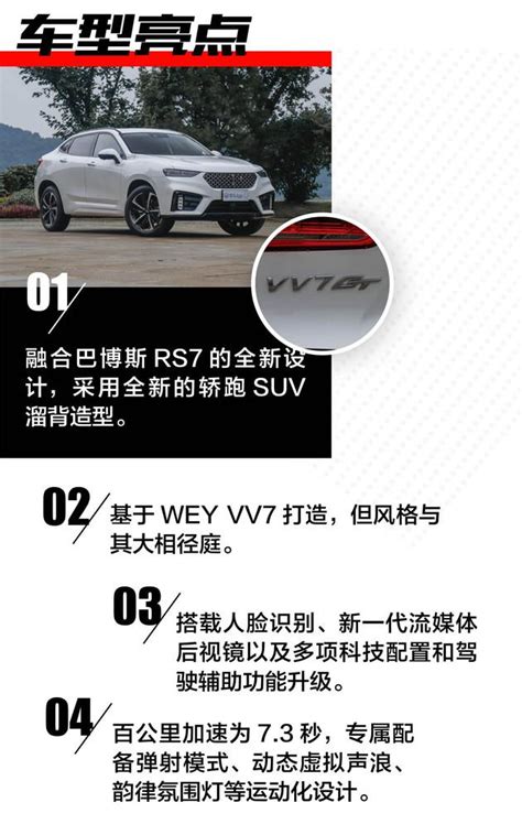 Wey全新轎跑suv首次亮相 搶先實拍全新vv7 Gt 每日頭條