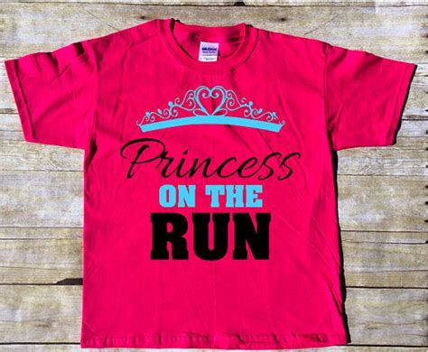 Princess On The Run Running T Shirt Rundisney Princess Half Marathon Glass Slipper