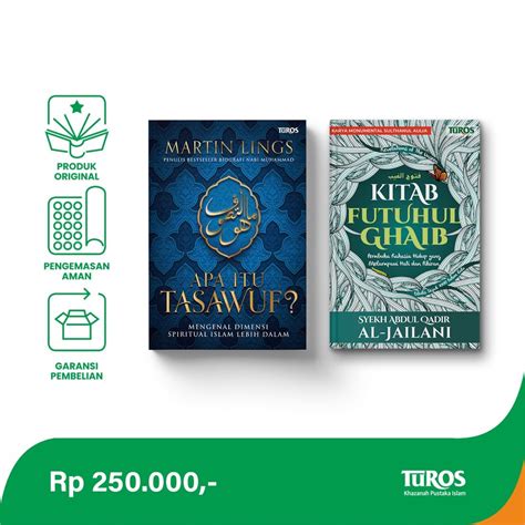 Jual Buku Tasawuf Paket Bundling Apa Itu Tasawuf Futuhul Ghaib