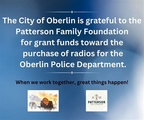 Thank You City Of Oberlin Kansas