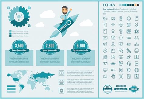 Tecnolog A De Dise O Plano Infograf A Plantilla E Iconos Conjunto