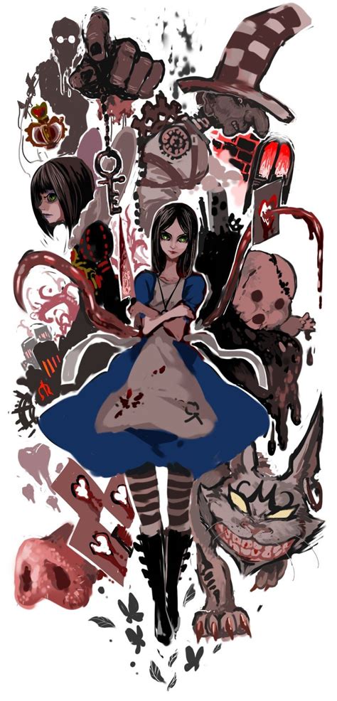 American Mcgees Alice Alice Madness Returns Art Mad World By