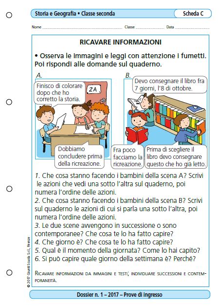 Prove D Ingresso Storia E Geografia Classe Raccolta Giunti Scuola