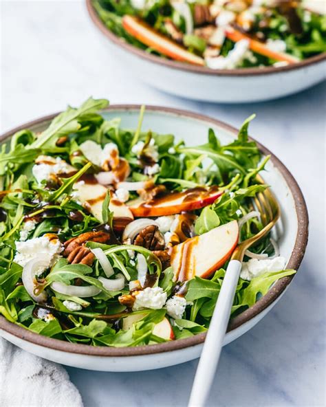 Goat Cheese Salad With Arugula And Apple A Couple Cooks