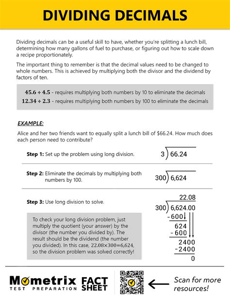 How To Divide Decimals Video And Practice Questions Worksheets Library