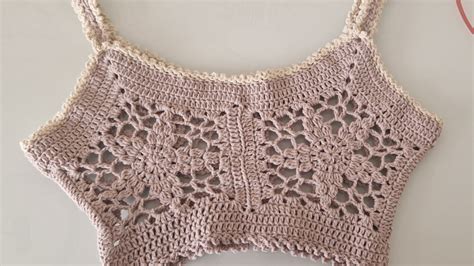 How To Crochet Easy Bustier Crop Top Crochet Summer Top Youtube