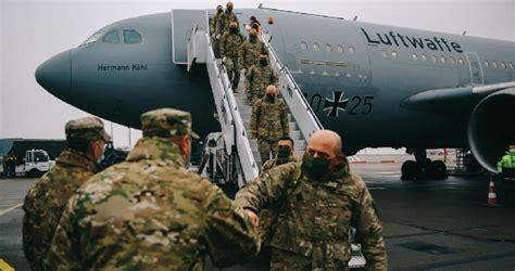 Georgian Servicemen Leave For Nato Mission In Afghanistan