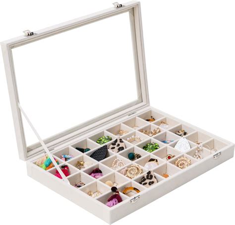 Amazon Glenor Co Extra Large Jewelry Box Organizer Slot