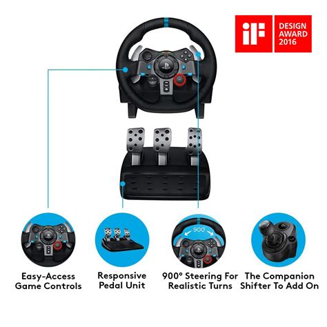 Logitech Driving Force G29 Racing Wheel For Playstation And Playstation