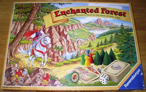 Vintage Enchanted Forest Board Game By Ravensburger 1990 Excellent