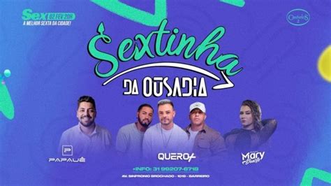 Sextinha Da Ousadia Em Belo Horizonte Sympla