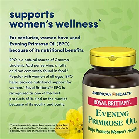 Evening Primrose Oil 1300mg Royal Brittany Twin Pack American Health