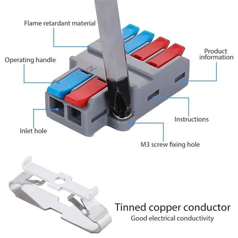 Connecteur D Crou De Fil Levier Connecteur De C Ble Rapide