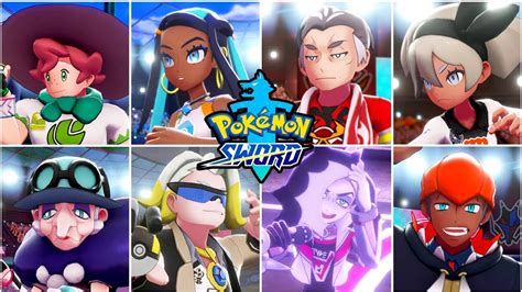 Pokemon Sword All Galar Region Gym Leader Battles Gameplay [switch