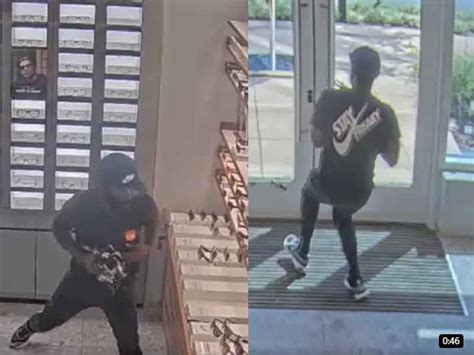 Police Seek Suspect In Sunglass Store Snatch And Grab Robbery