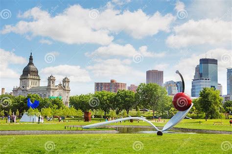 The Spoonbridge And Cherry At The Minneapolis Sculpture Garden