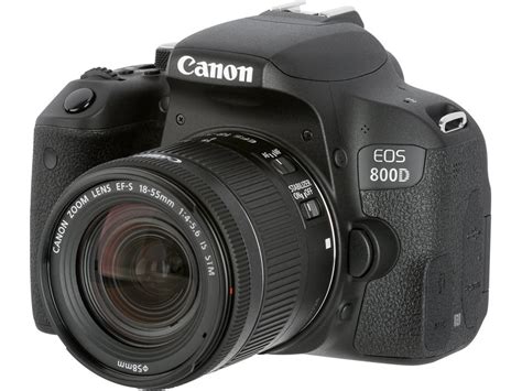 Kit Máquina Fotográfica Reflex CANON EOS 800D EF S18 55 F4 5 6IS STM