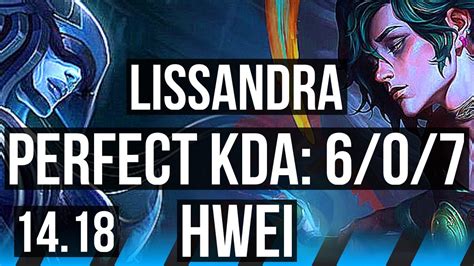 Lissandra Vs Hwei Mid Dominating Euw Master Youtube