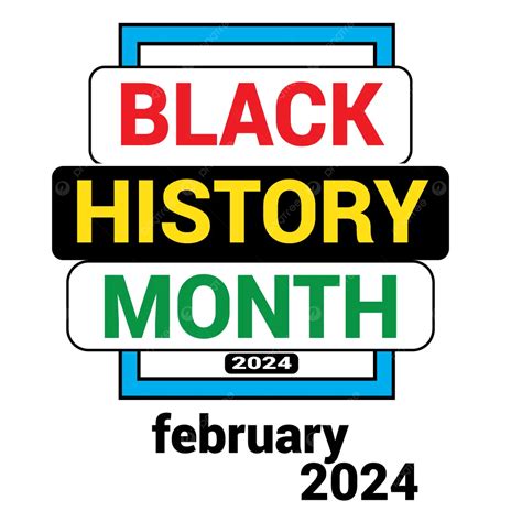 2024 Colorful Black History Month Design Vector Creative Black History