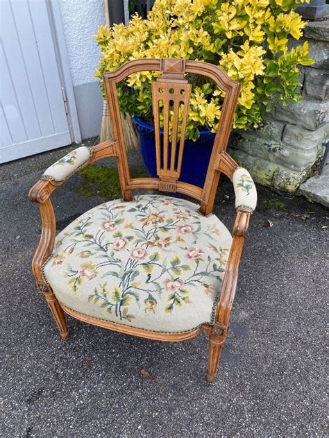 Antiker Louis XVI Fauteuil Um 1860 Kaufen Auf Ricardo