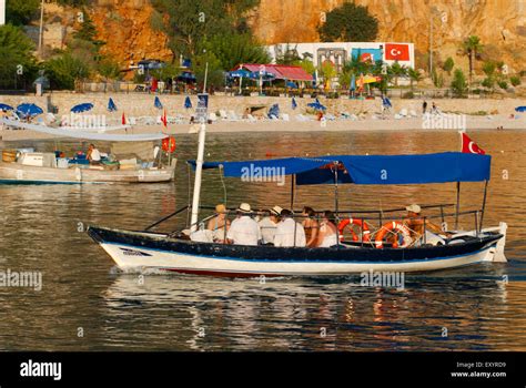 Tour Boat, Kalkan, Turkey Stock Photo - Alamy