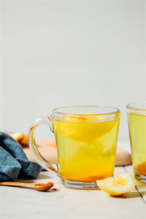 3 Ingredient Ginger Lemon Water Minimalist Baker