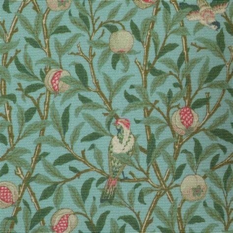 William Morris Duckegg Birds And Pomegranate Outdoor Fabric Terrys