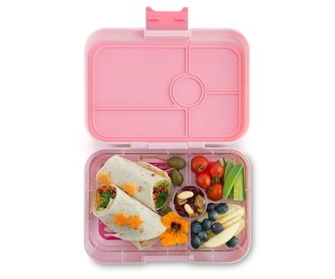 Caja Almuerzo Yumbox Tapas Amalfi Pink 4 Compartimentos Tutete